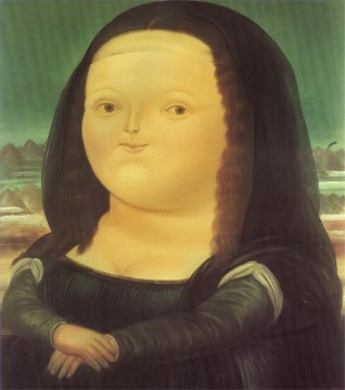Fernando Botero Werke - Mona Lisa Fernando Botero